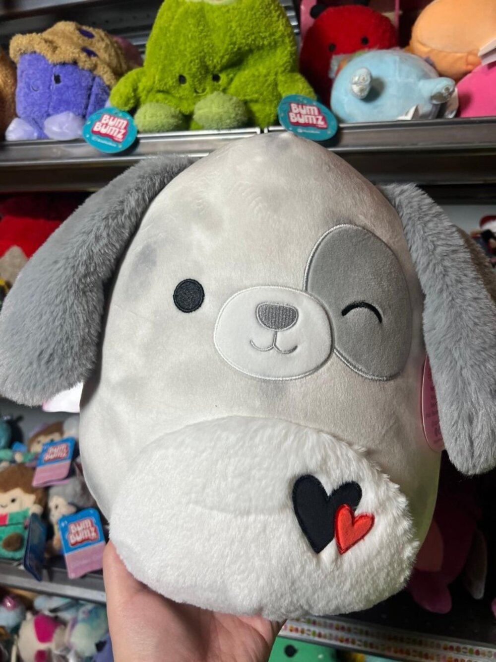 Squishmallow Gustavus Puppy Dog With Hearts 12" Valentine's 2026 HTF